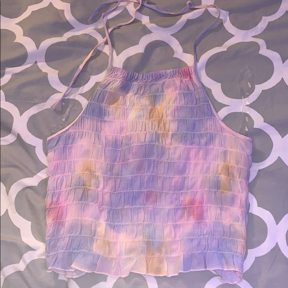 Tie Dye Halter Top